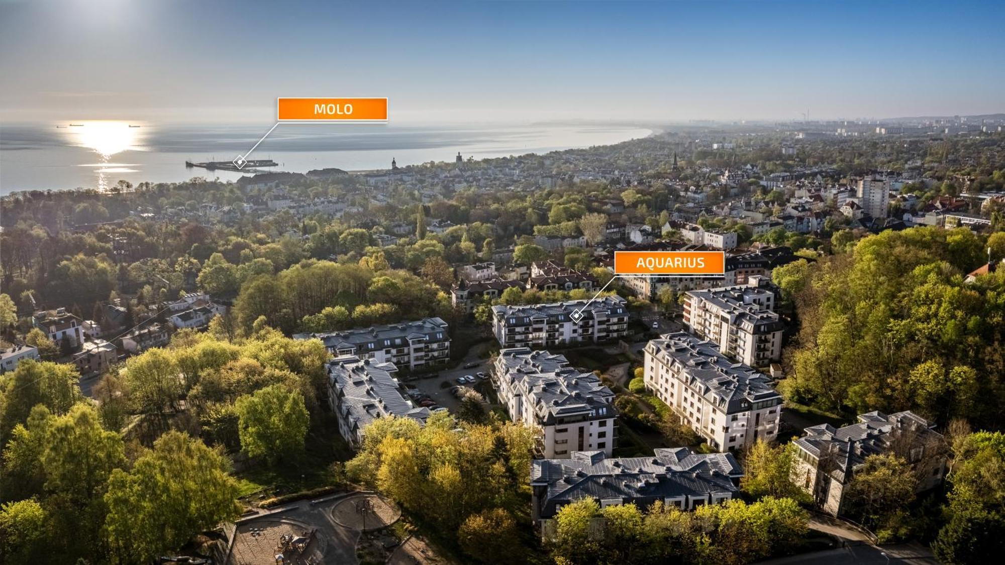Apartamenty Sun & Snow Aquarius Sopot Bagian luar foto
